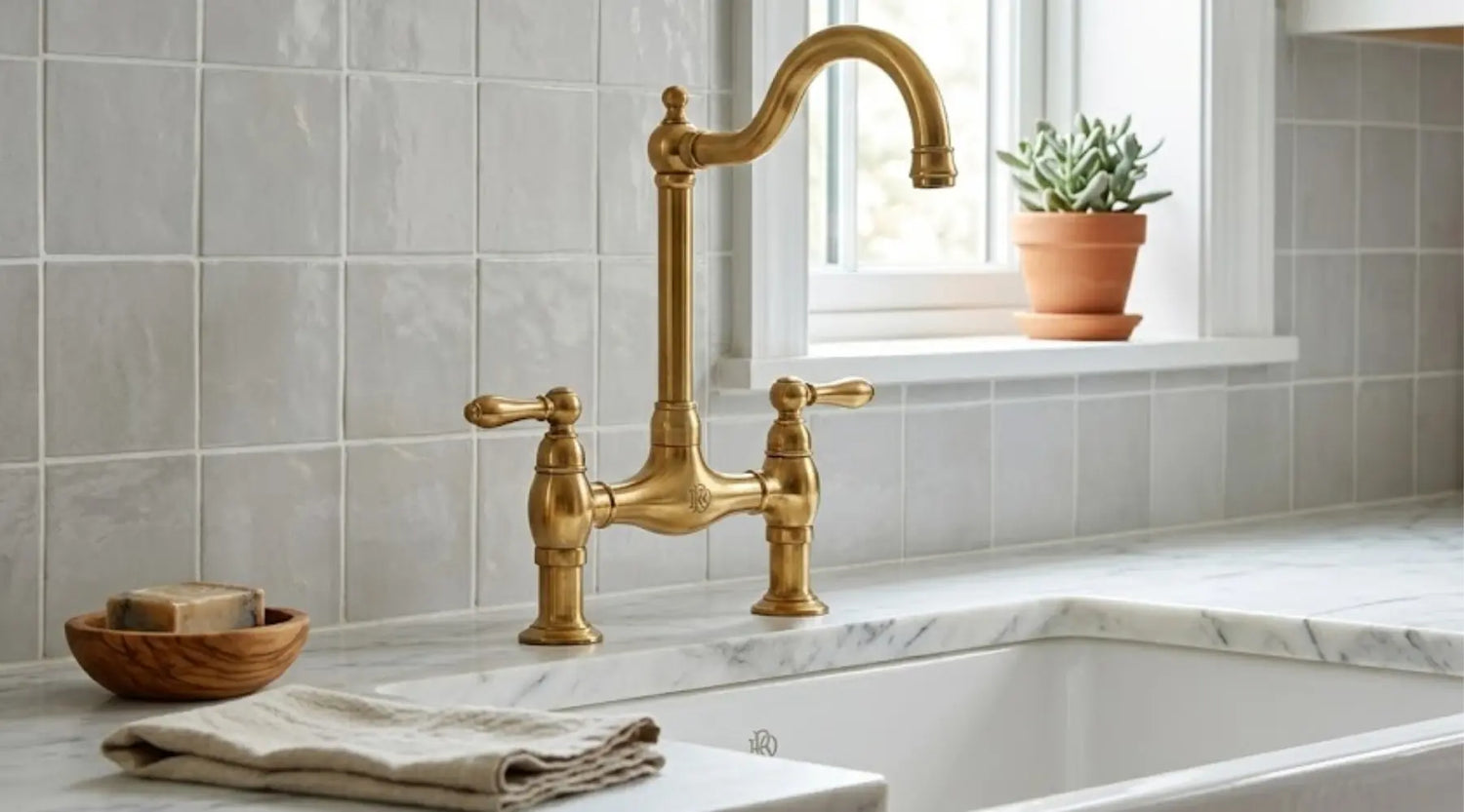unlacquered brass bathroom faucet solid brass BrassOna