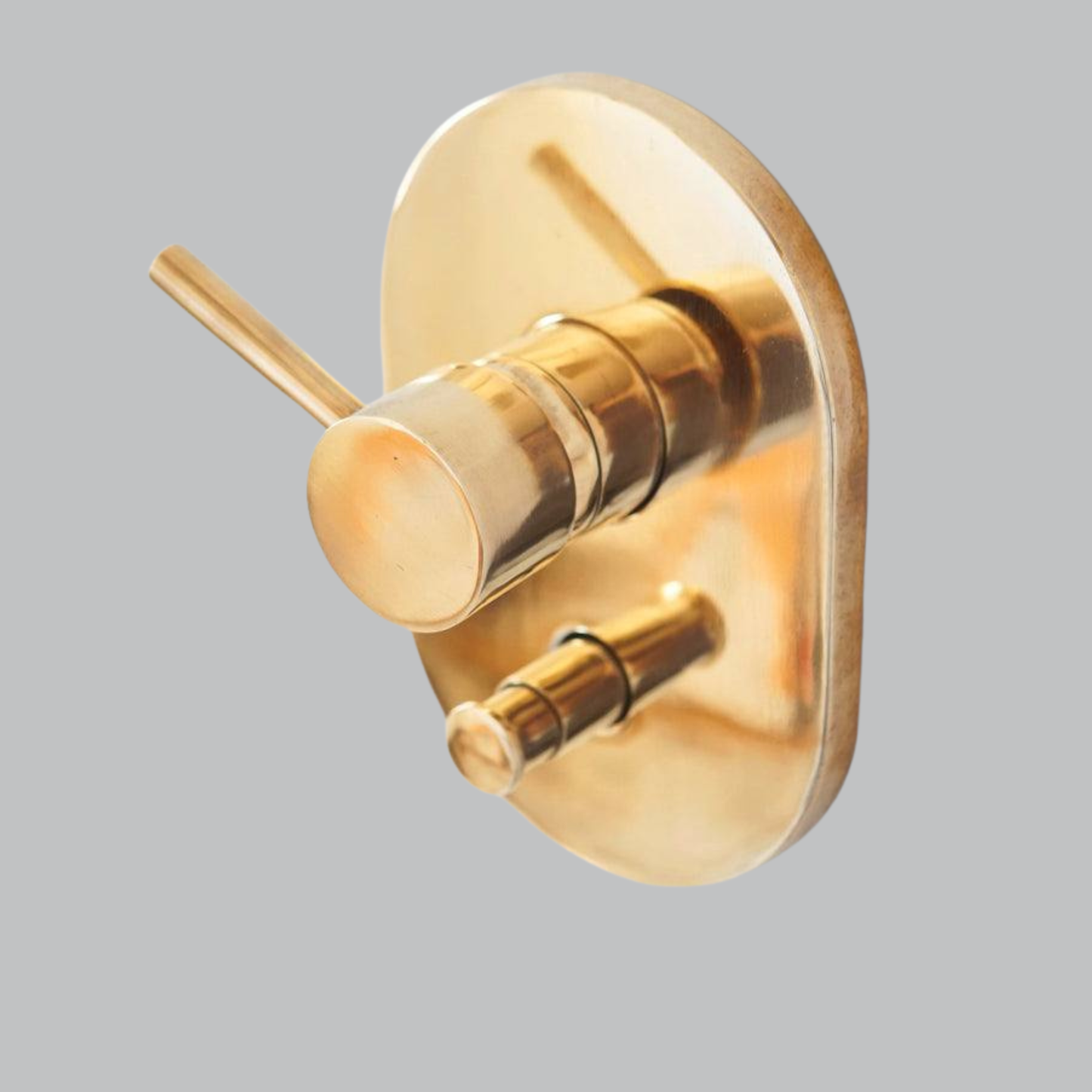 Unlacquered Brass Shower Set – Santorini Style Concealed Shower System