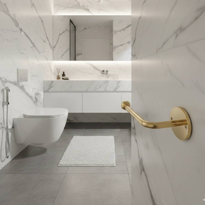 Unlacquered Brass Toilet Roll Holder - Solid Brass Wall Mount Toilet Paper Holder