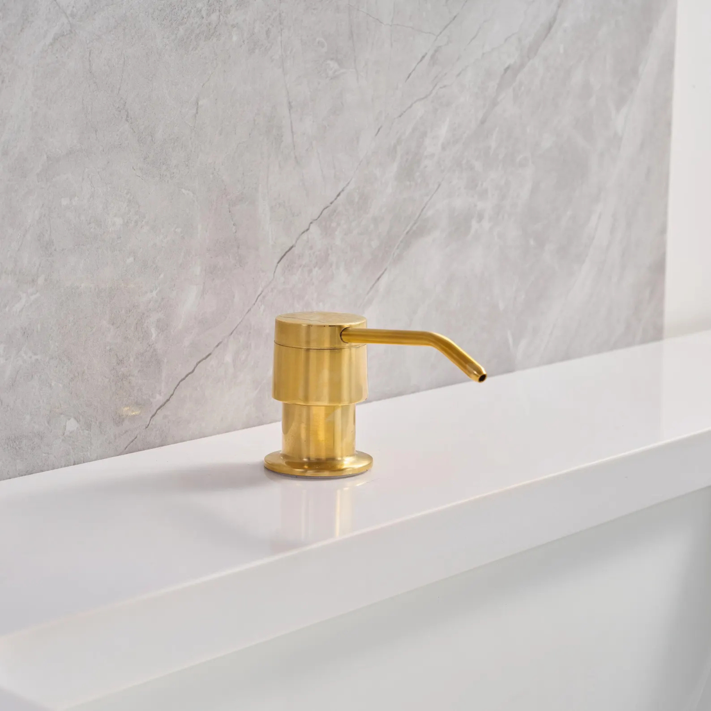 brass soap dispenser