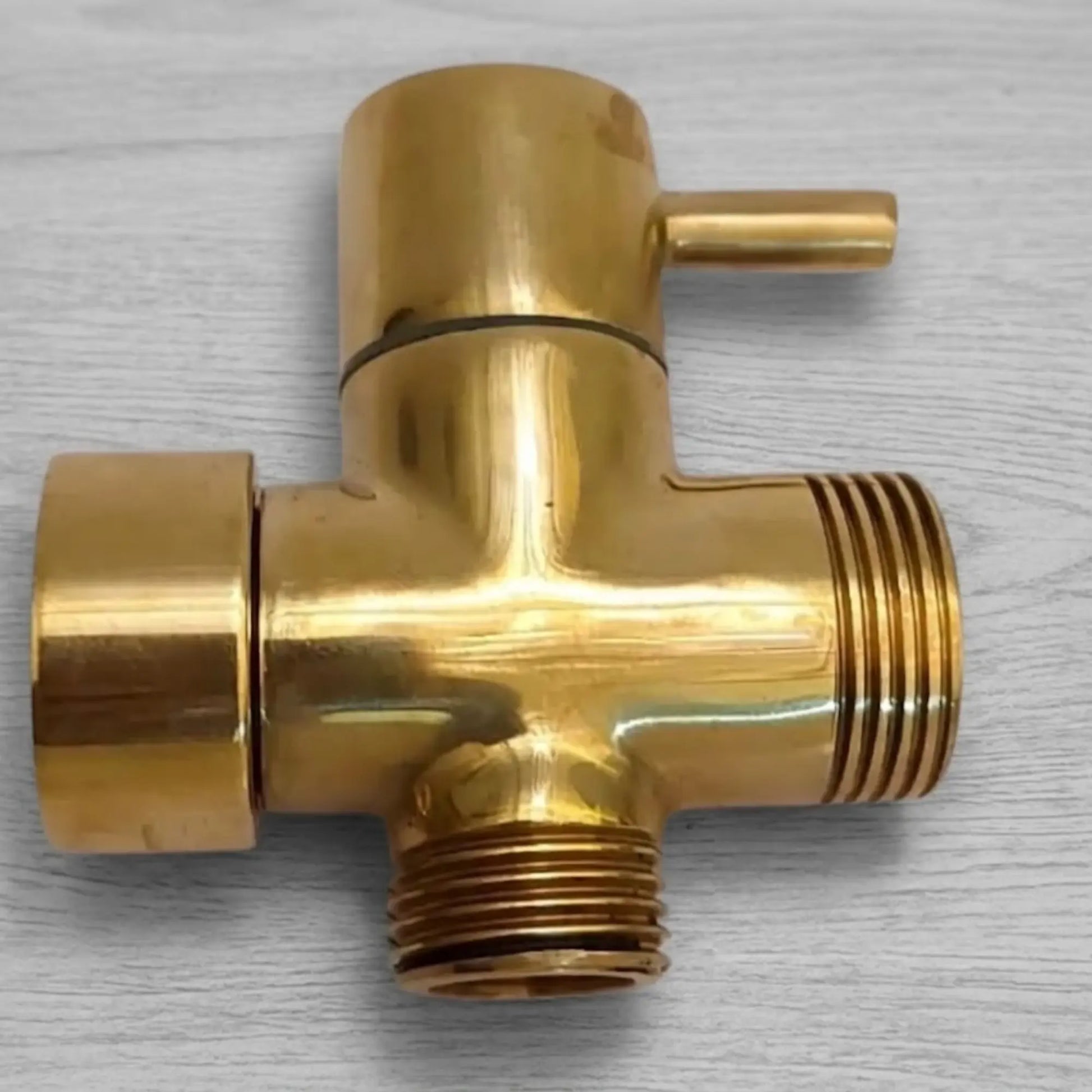 Unlacquered brass 3-way shower diverter valve G1/2 for shower system